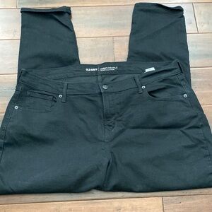 NWOT Old Navy Womens Black Jeans Curvy Midrise 18